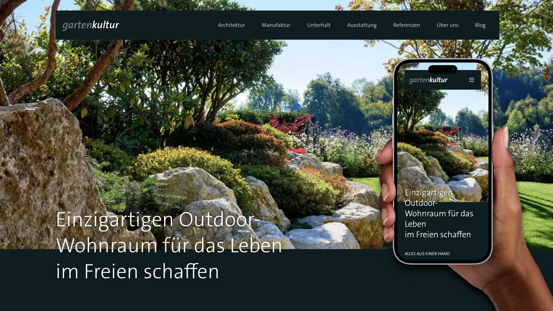 Screenshot von gartenkultur.swiss